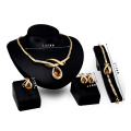 Champagner Quarz Teardrop Bangkok Schmuck Sets (C-XSST0019)